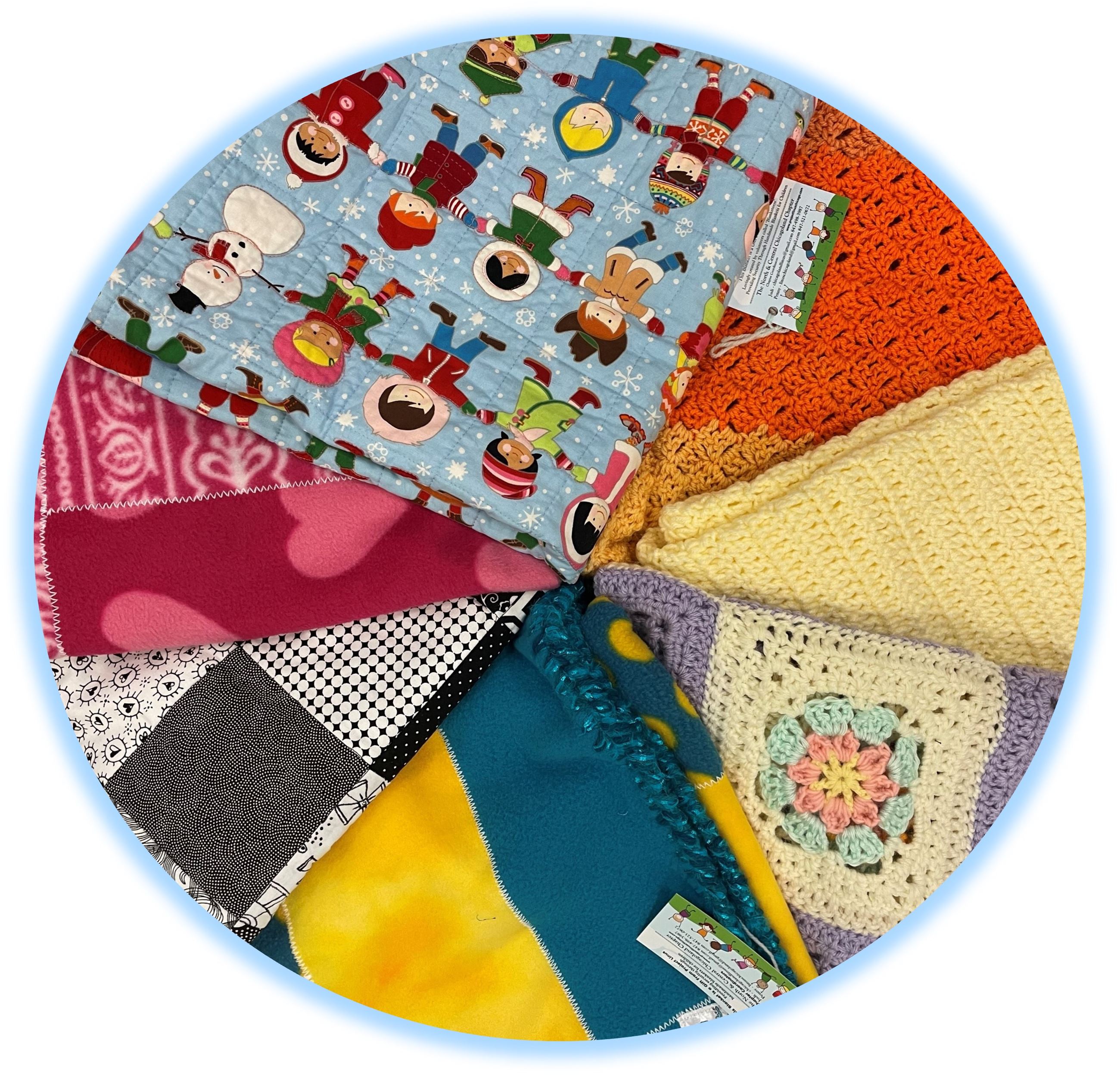 Circular Pic of Blankets