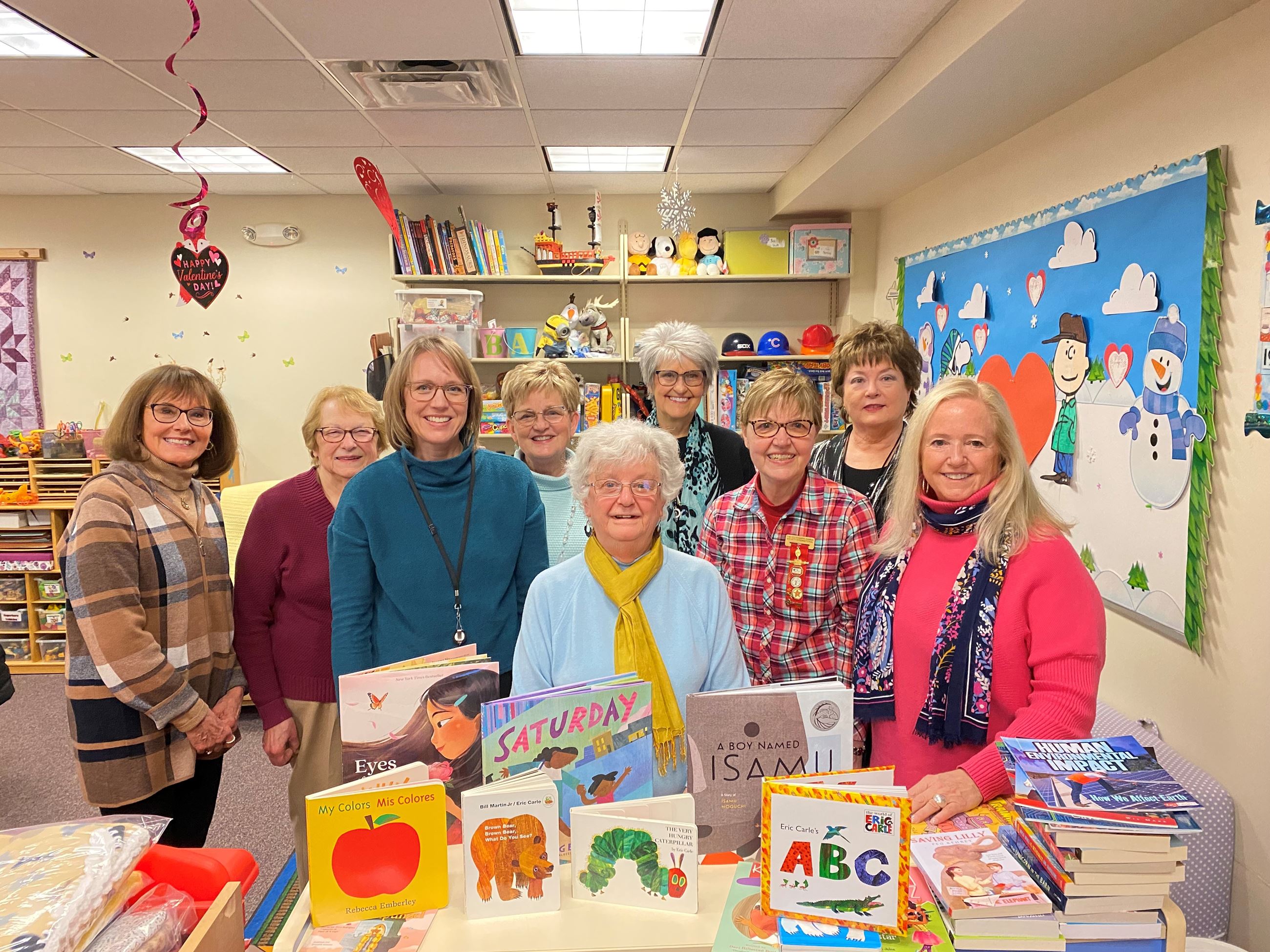 Alpha Nu Ladies with Margaret Feb 24